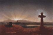 Thomas Cole Cross at Sunset oil painting picture wholesale